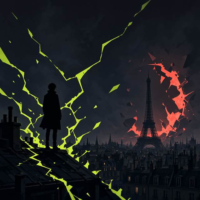 Gameplay d'Éclat Nocturne — toits de Paris la nuit